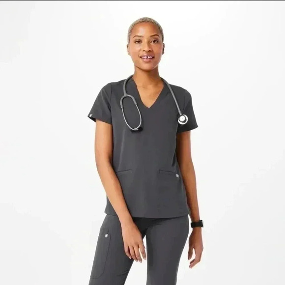 Figs women's scrub set graphite - Picture 3 of 12